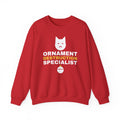 Ornament Destruction Specialist Sweatshirt – gift for Cat Moms, photo 4