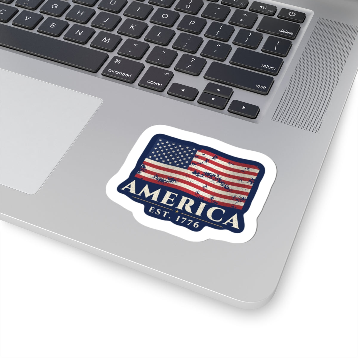 Vintage American Flag Sticker