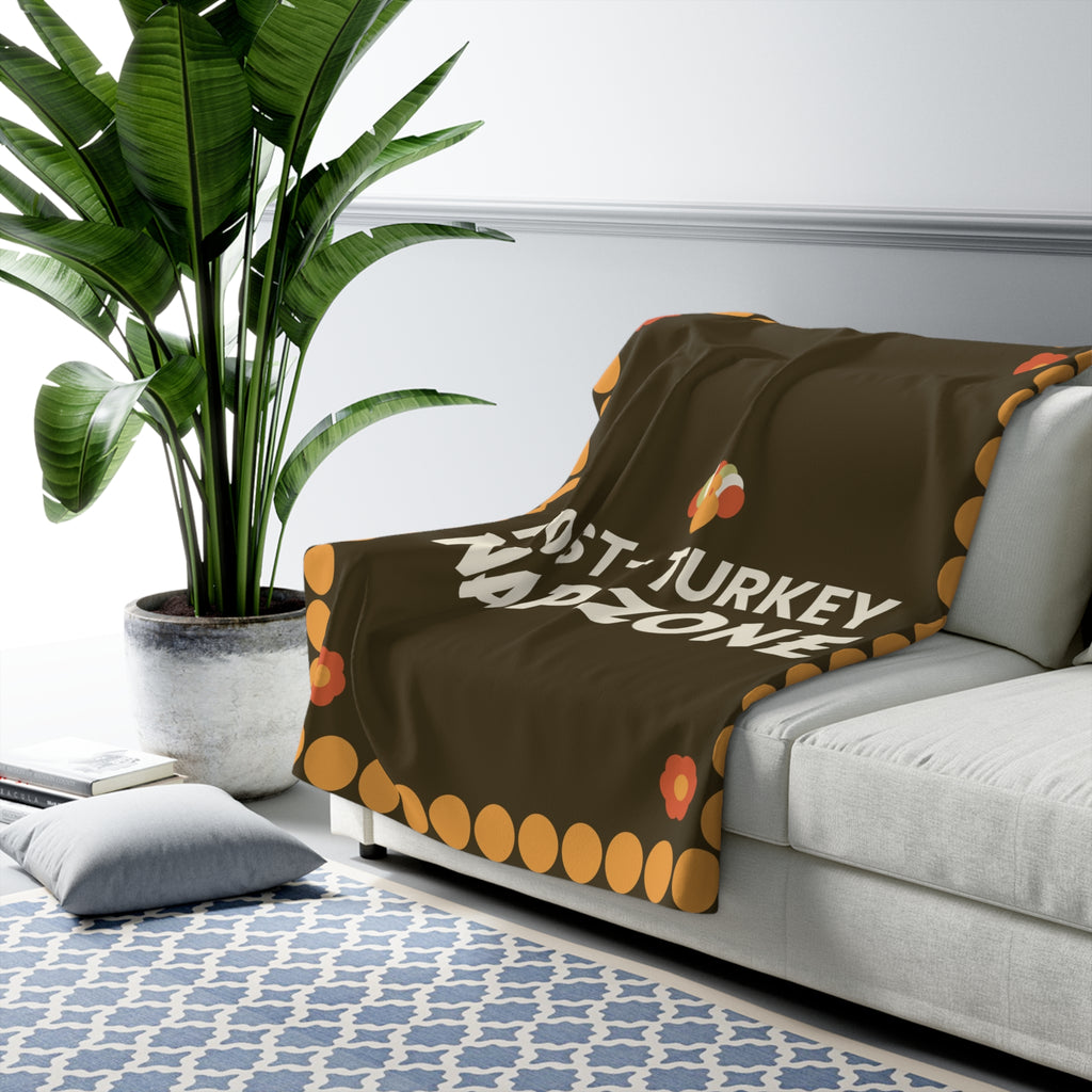 Post-Turkey Nap Zone Sherpa Blanket