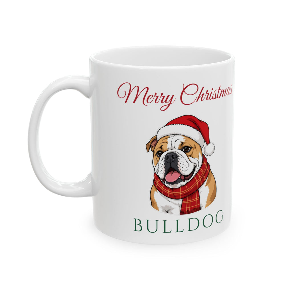 English Bulldog Dog Christmas Mug