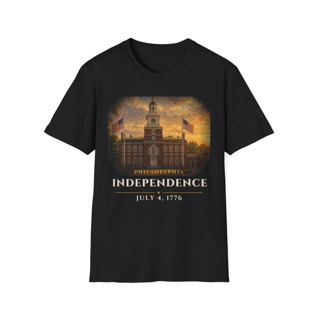 Independence Hall July 4 1776 Tee
