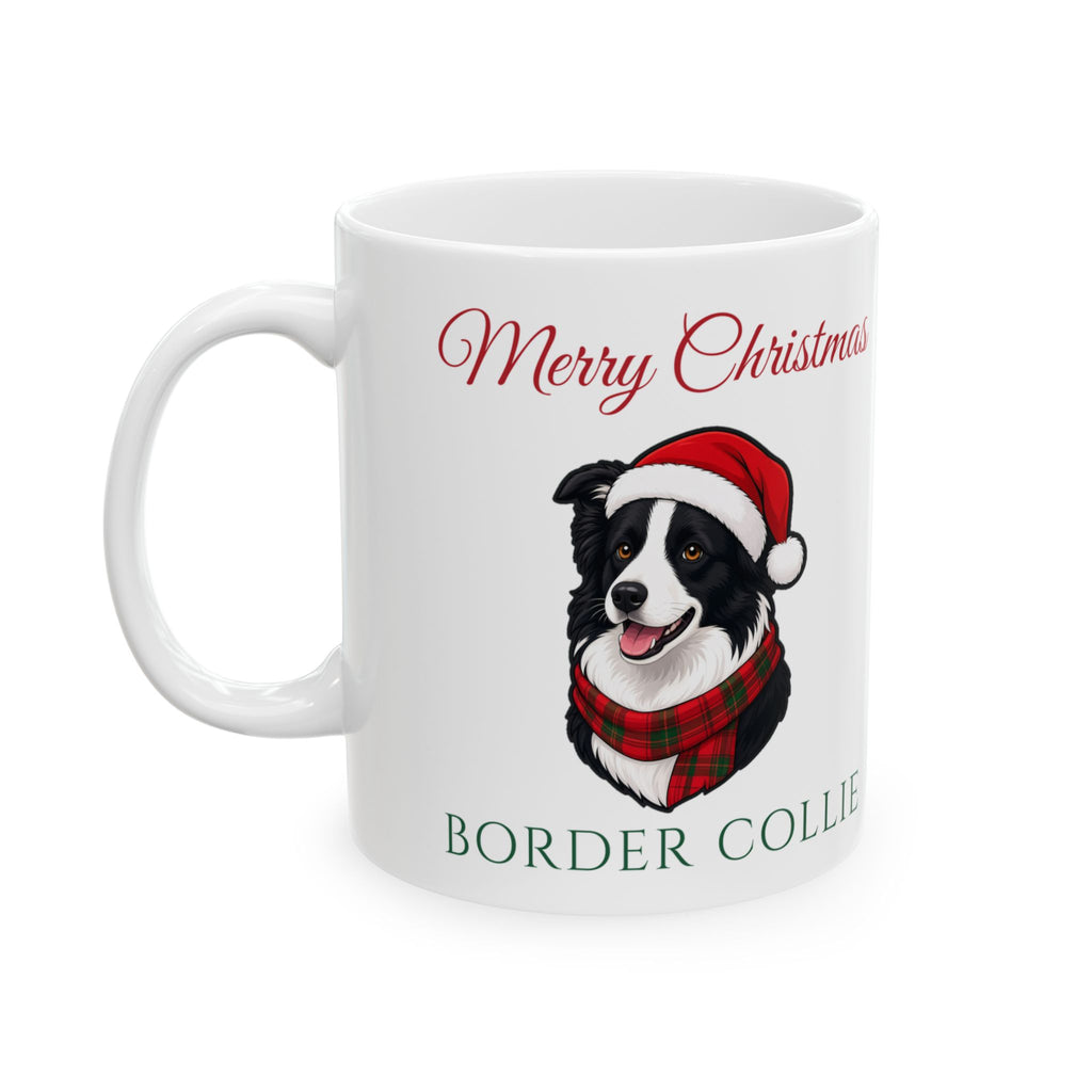 Border Collie Dog Christmas Mug – Gifted Porch, view 1