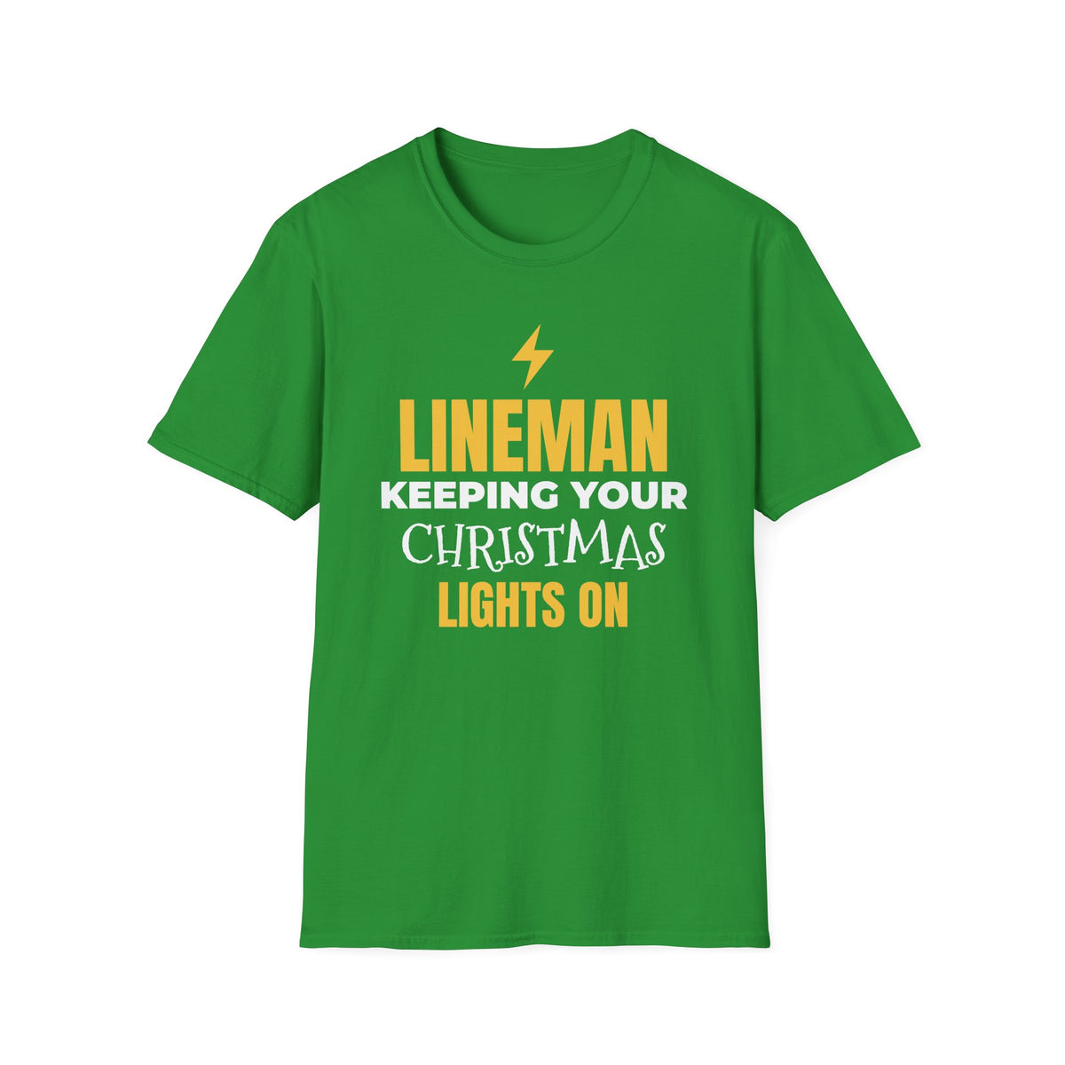 Lineman Keeping Your Christmas Lights On T-Shirt Power Lineman Holiday Gift – Gifted Porch