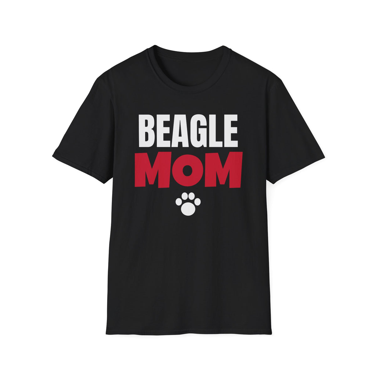 Beagle Mom T-Shirt Beagle Dog Lover Paw Print Gift Tee For Her – Gifted Porch
