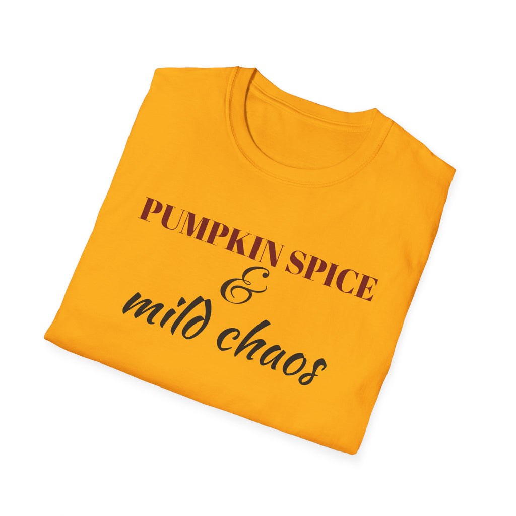 Pumpkin Spice And Mild Chaos Funny Fall Mom T-Shirt – Gifted Porch, view 15