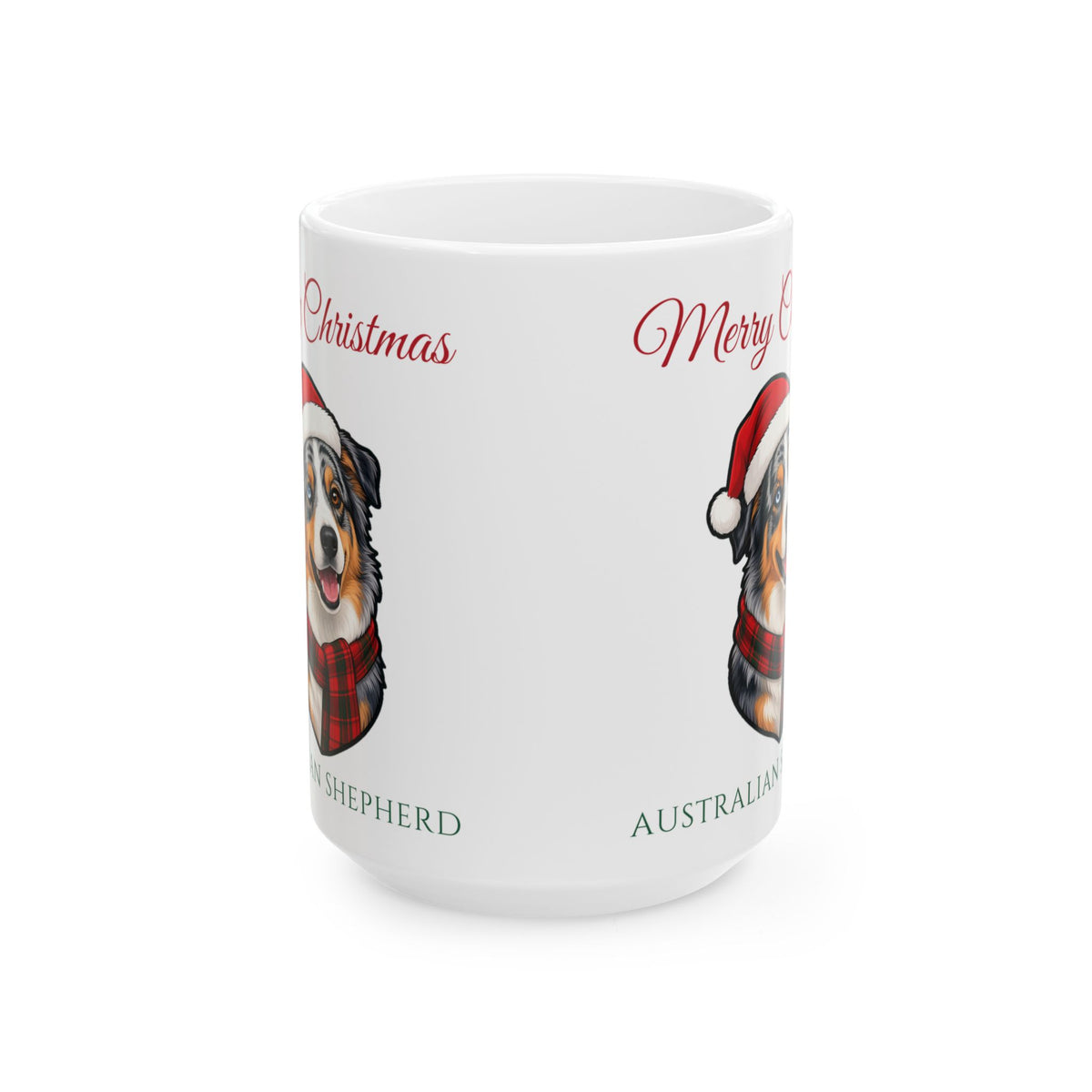 Australian Shepherd Dog Christmas Mug – Gifted Porch, view 3