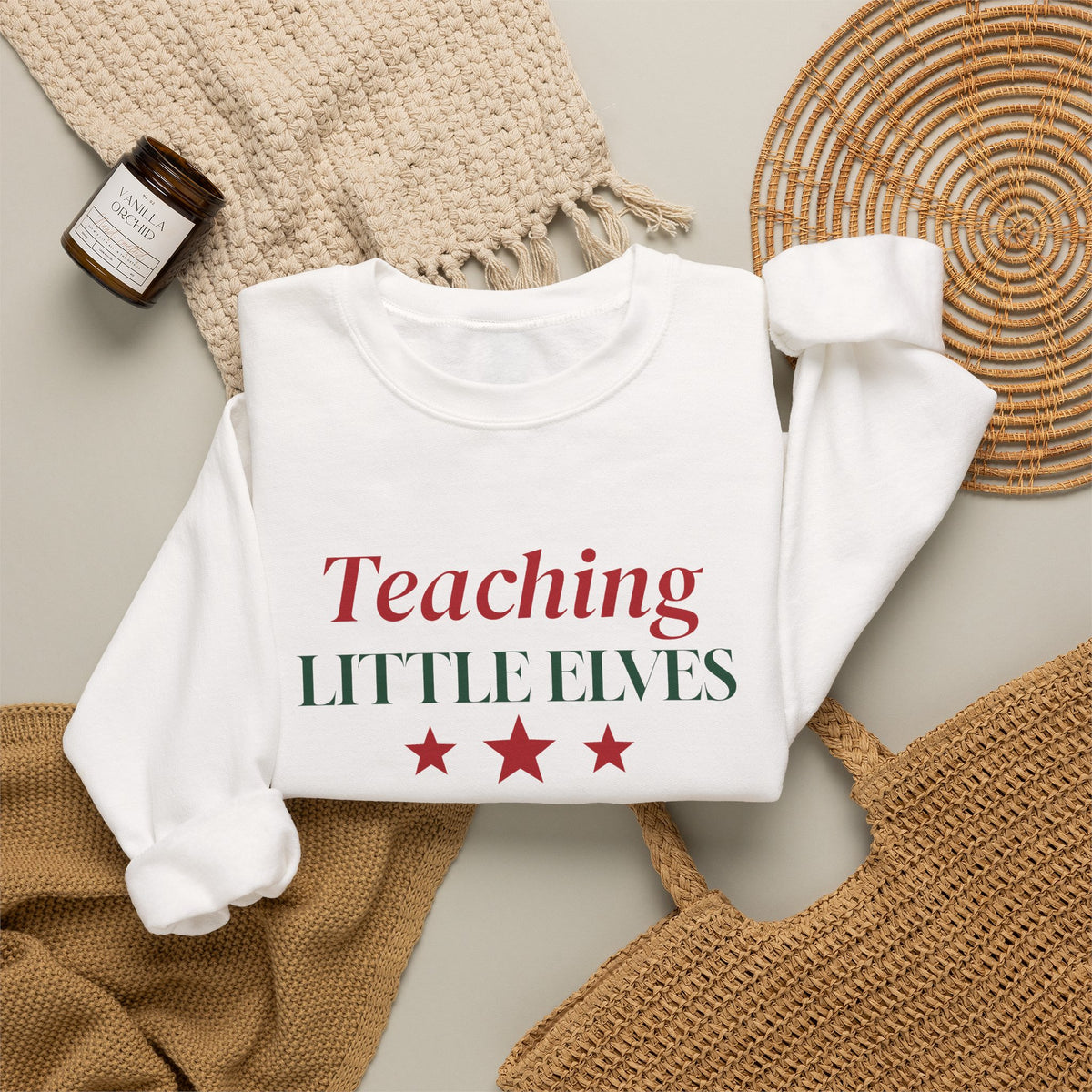 Teaching Little Elves Christmas Sweatshirt
