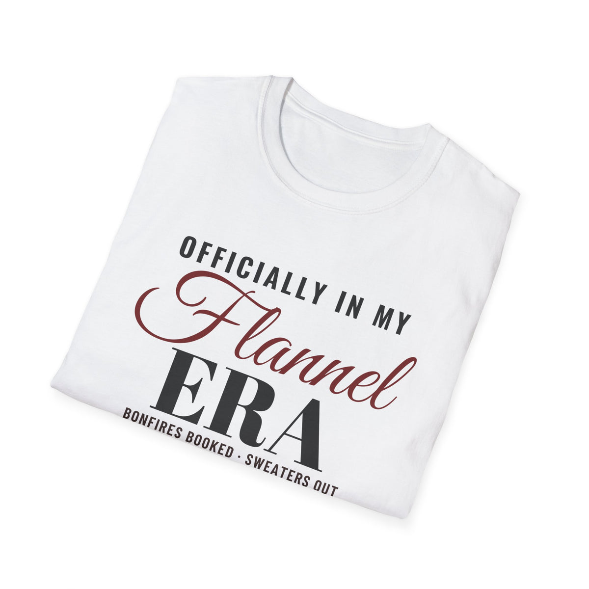 Officially In My Flannel Era Funny Fall T-Shirt – Gifted Porch, view 9