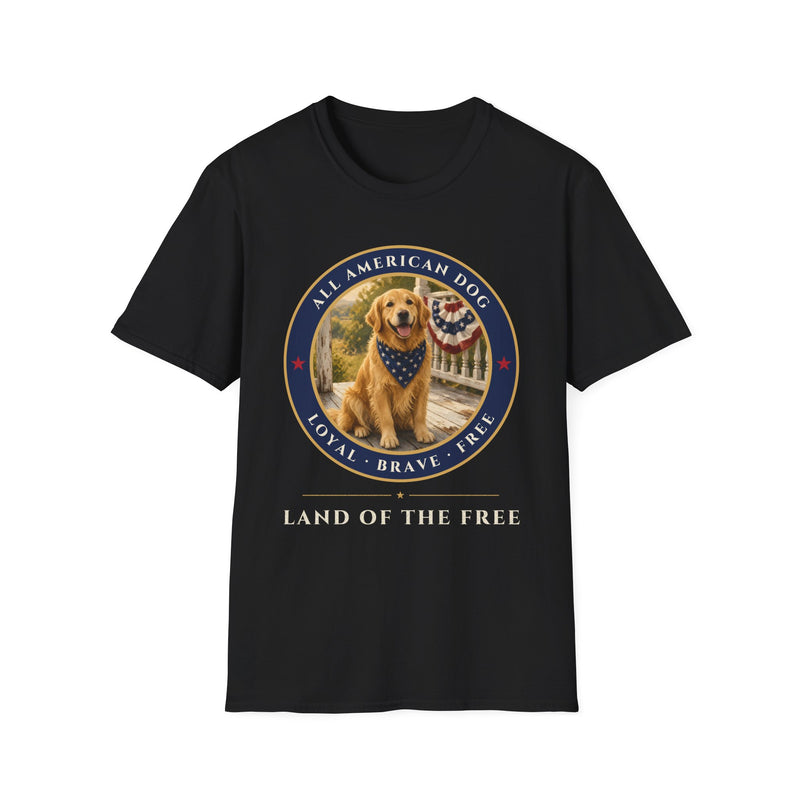 All American t-shirt – dog lover shirt by Gifted Porch
