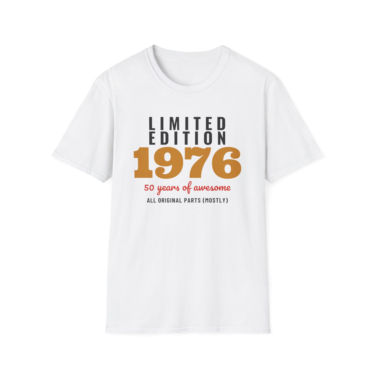 Limited Edition 1976 50th Birthday T-Shirt – Gifted Porch, view 1