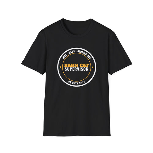 Barn Cat Supervisor Funny Cat T-Shirt – Gifted Porch, view 2