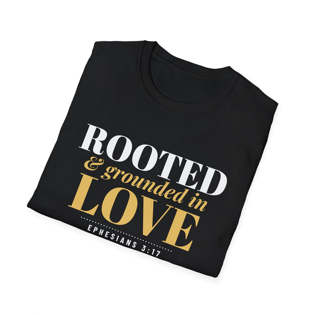 Rooted And Grounded In Love Ephesians 3:17 Christian T-Shirt – Gifted Porch, view 8