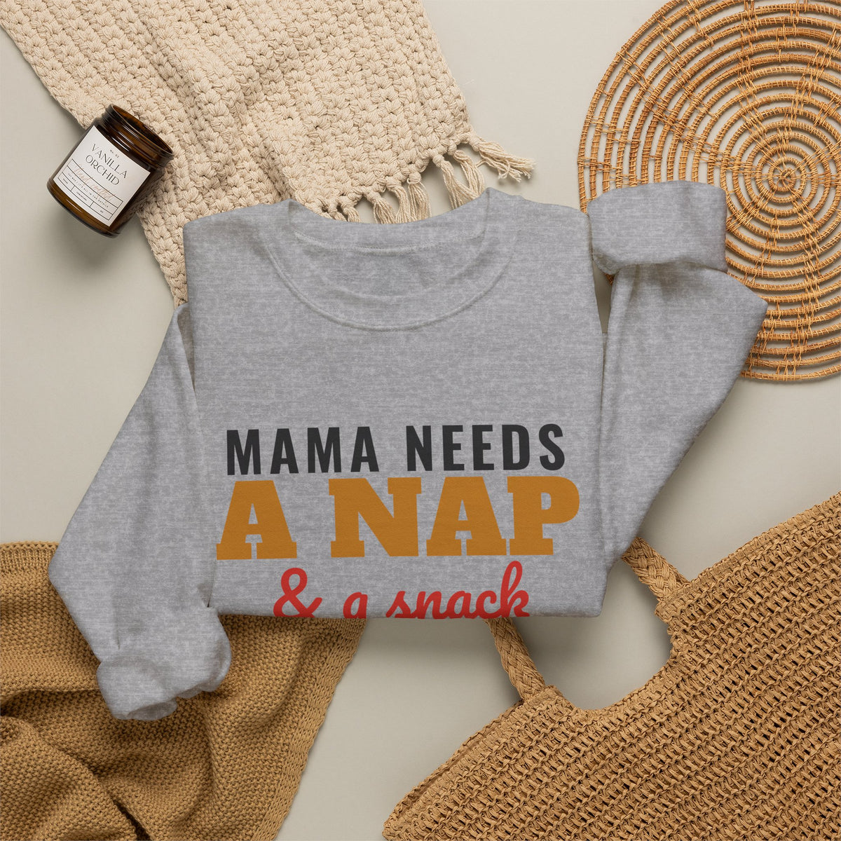 Mama Needs A Nap And A Snack Sweatshirt – gift for Mom, photo 14