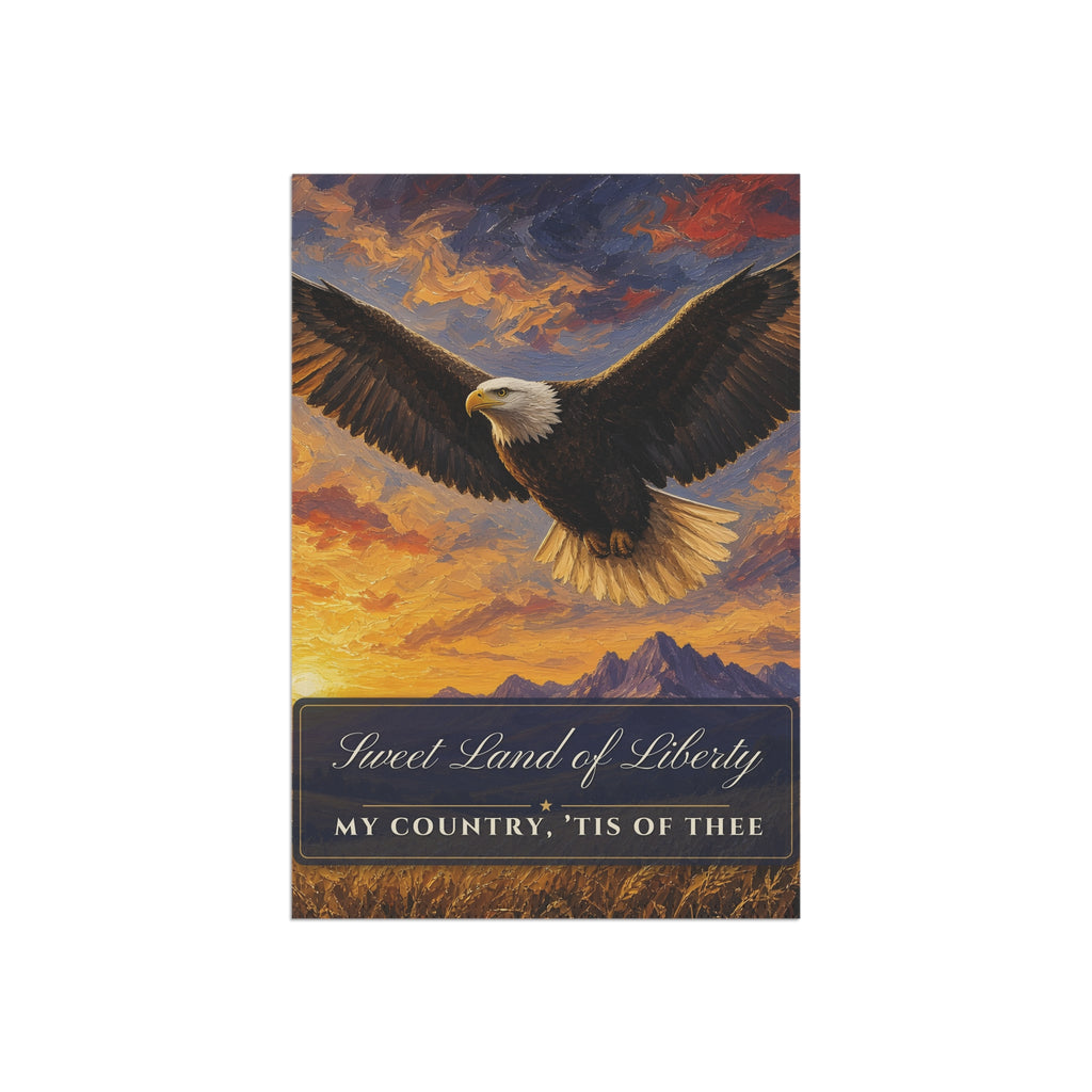 Sweet Land of Liberty Garden Flag
