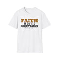 Faith Moves Mountains Matthew 17:20 Christian T-Shirt – Gifted Porch, view 1