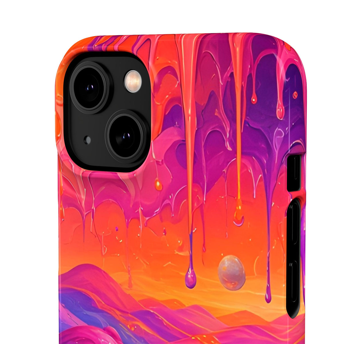 Melting Sunset Abstract Phone Case