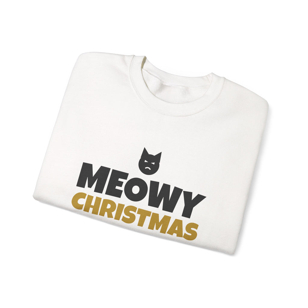 Meowy Christmas Cat Sweatshirt
