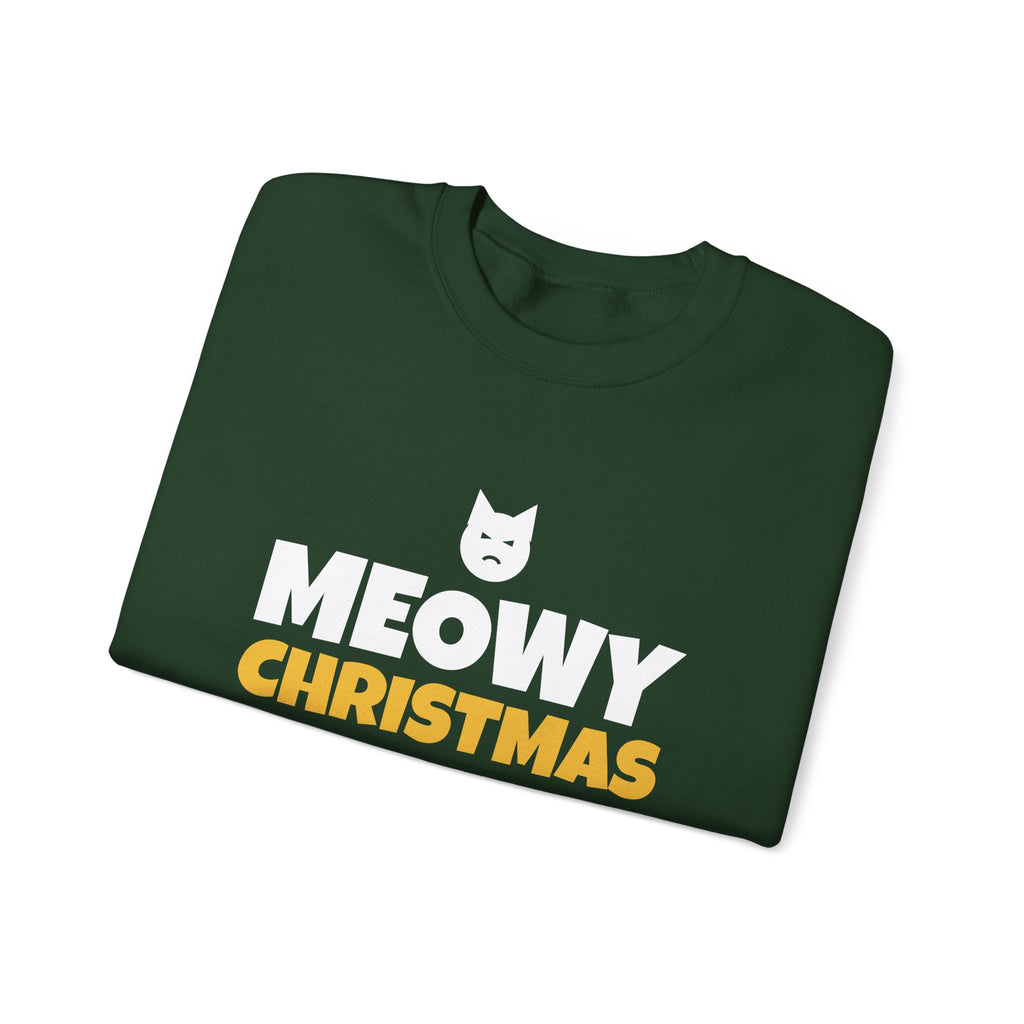Meowy Christmas Cat Sweatshirt