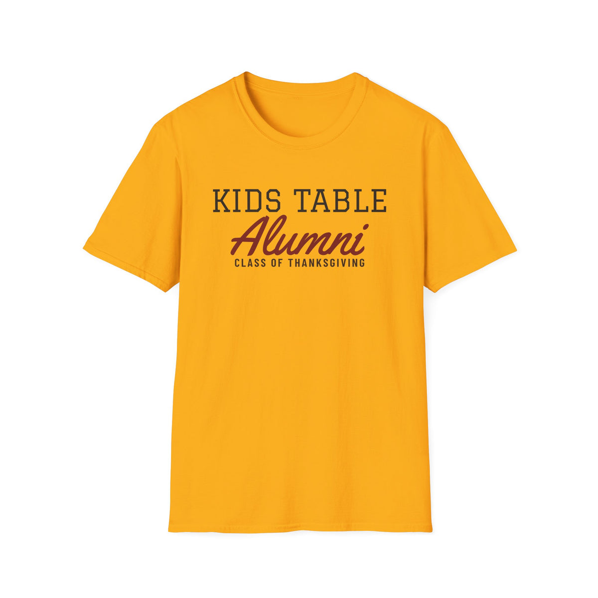 Kids Table Alumni Funny Thanksgiving T-Shirt – Gifted Porch, view 3