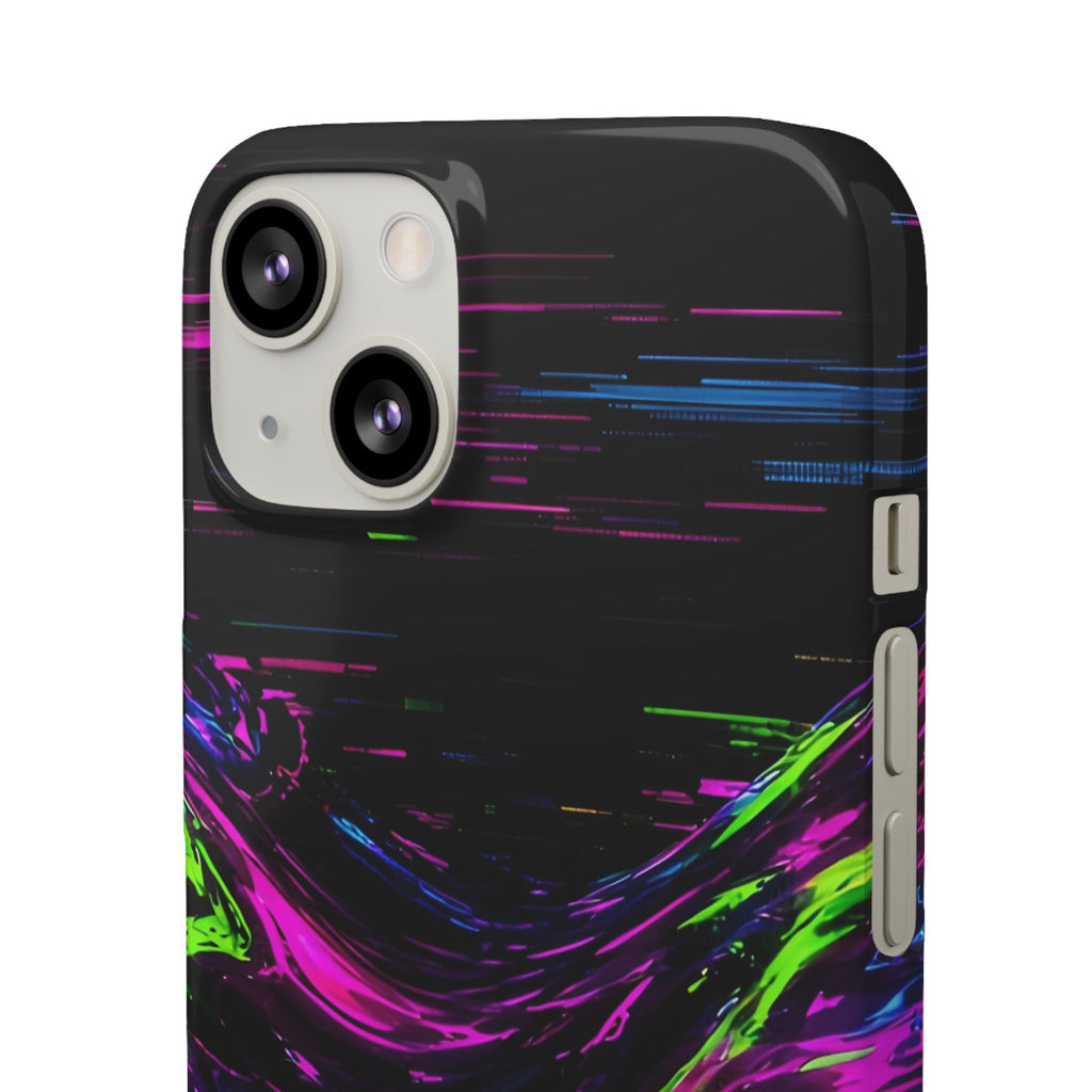 Glitch Wave Abstract Phone Case – unique art gift, photo 32