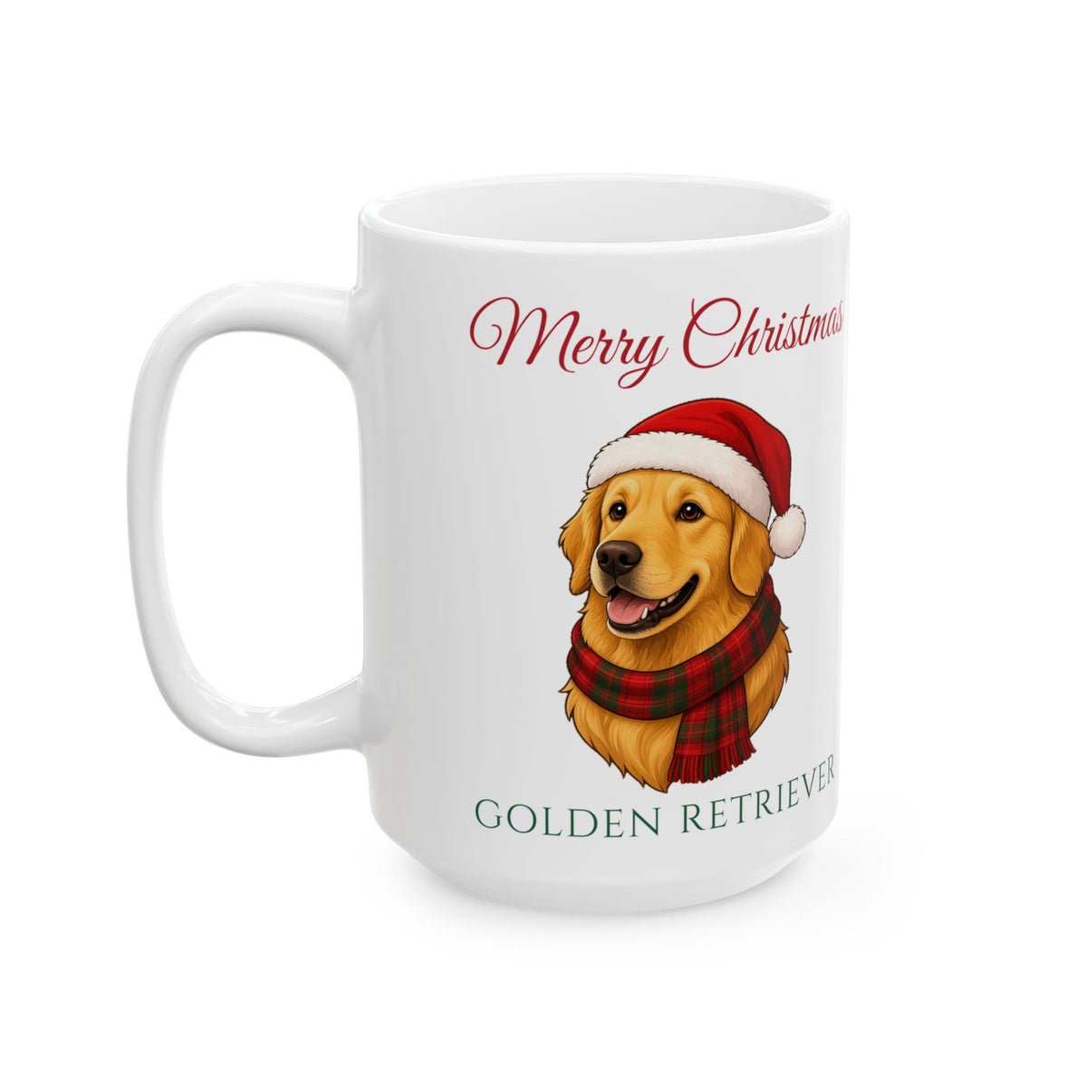 Golden Retriever Dog Christmas Mug – Gifted Porch, view 7