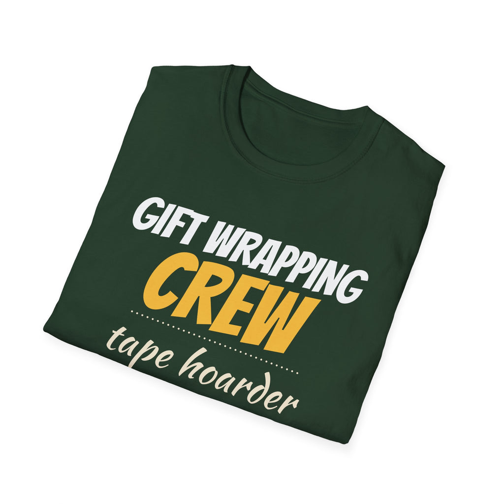 Gift Wrapping Crew Tape Hoarder Matching Christmas T-Shirt – Gifted Porch, view 13