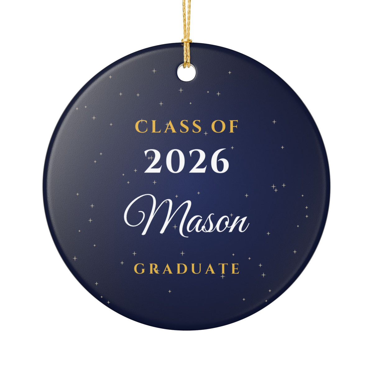 Class Of 2026 Graduate Personalized Christmas Ornament – Gifted Porch, view 1