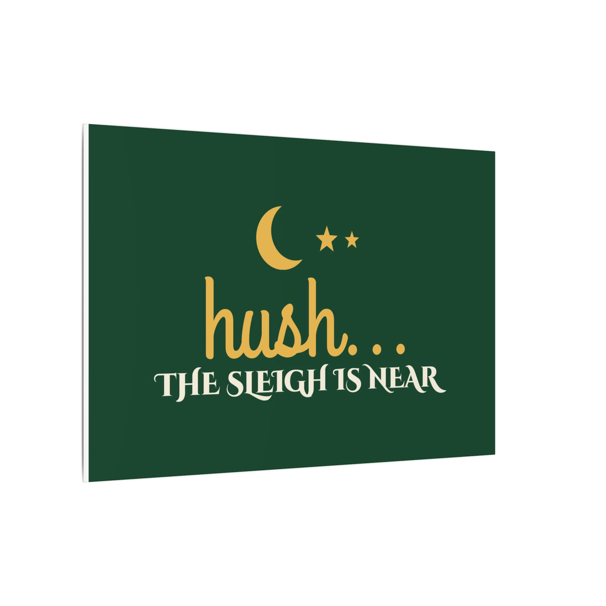 Hush the Sleigh Is Near Canvas
