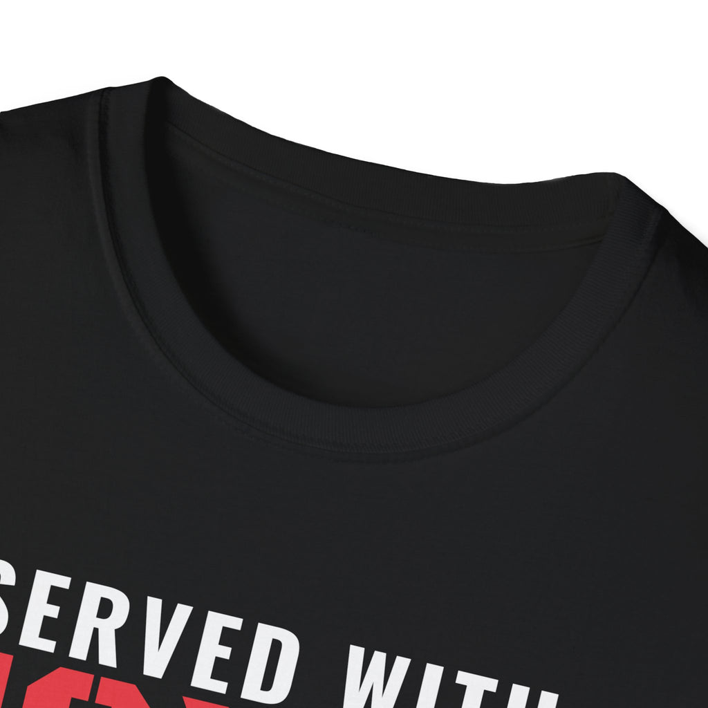 Served With Honor Retired With Snacks Funny Veteran T-Shirt – Gifted Porch, view 7