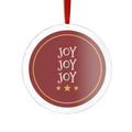 Joy Joy Joy Acrylic Ornament