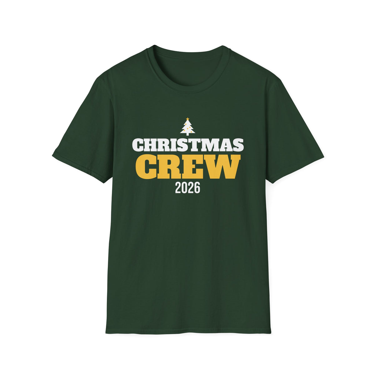 Christmas Crew 2026 Family Matching T-Shirt Holiday Group Photo Tee – Gifted Porch