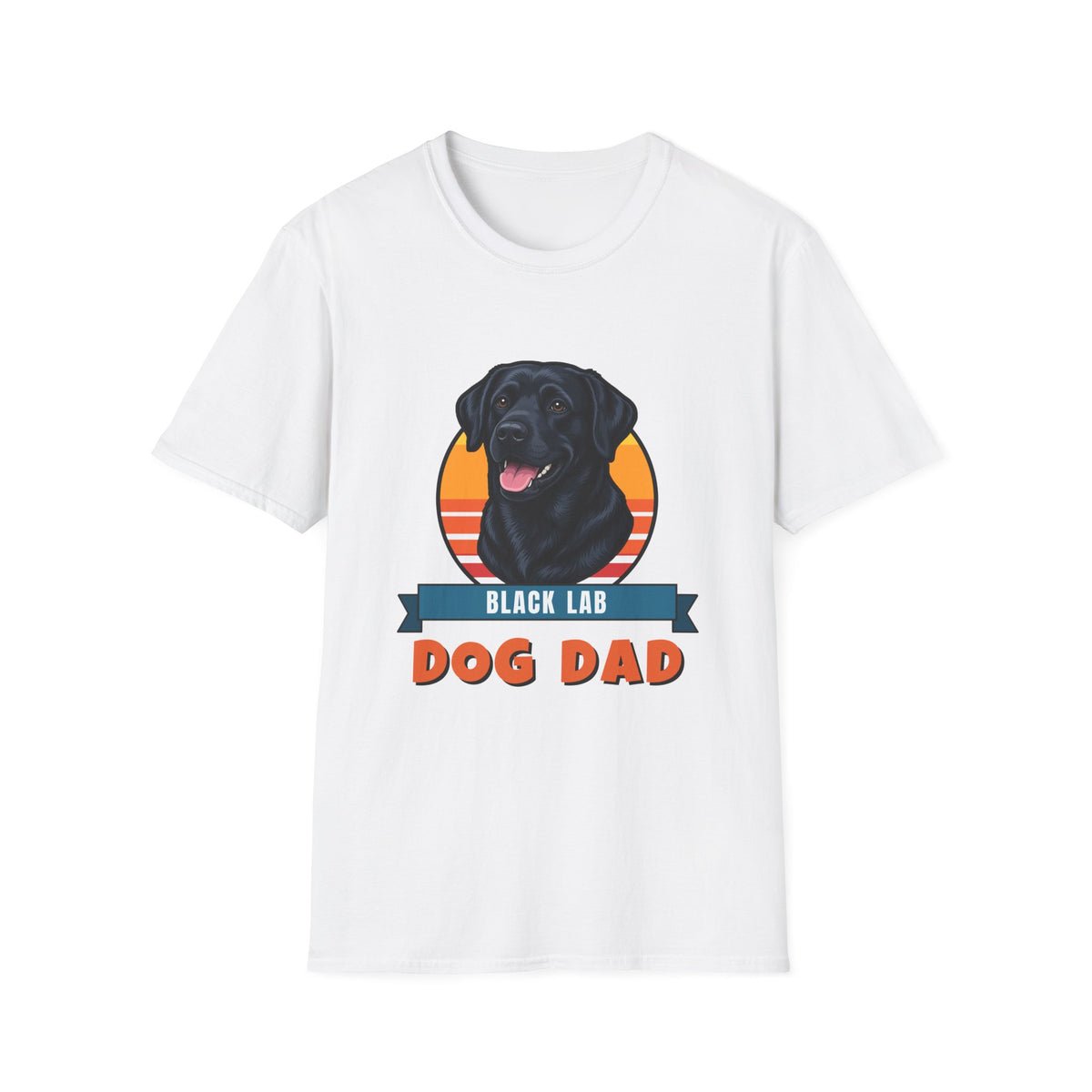 Black Lab Dog Dad Shirt