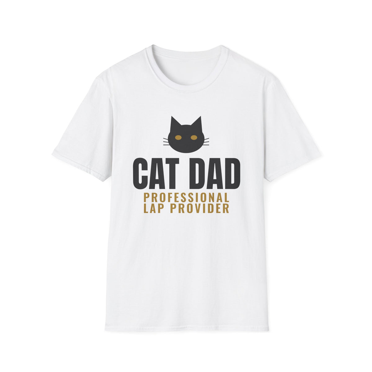 Cat Dad Professional Lap Provider Funny Cat Lover T-Shirt Gift for Men Tee – Gifted Porch