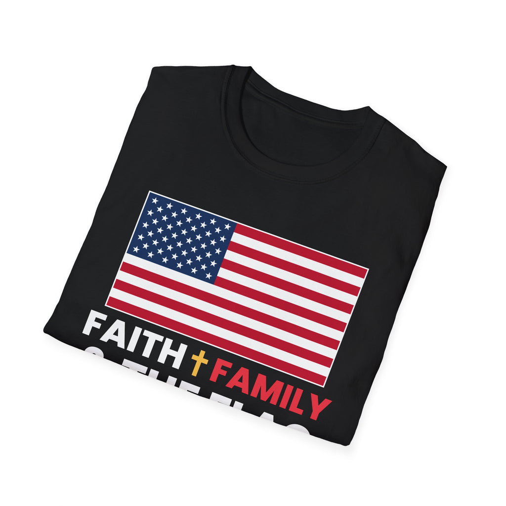 Faith Family & The Flag Tee