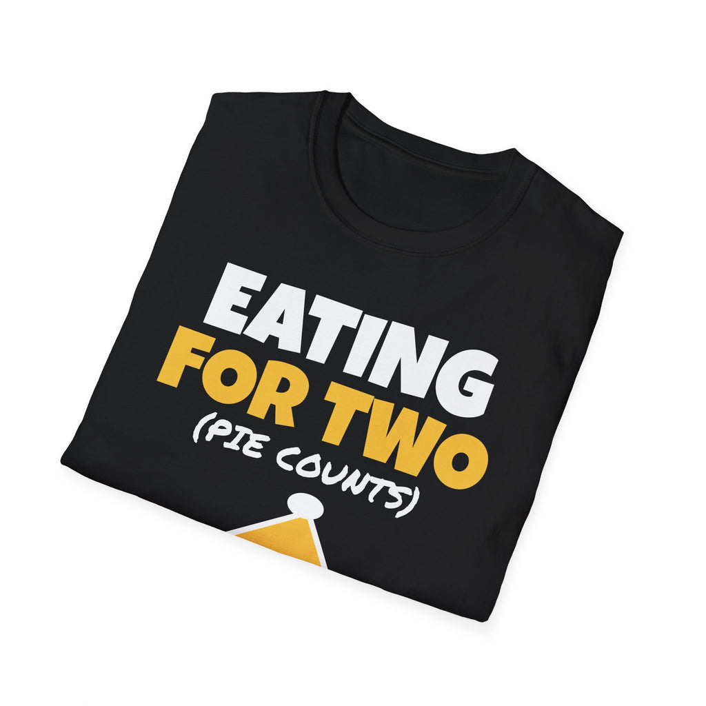 Eating For Two Pie Counts Thanksgiving Pregnancy T-Shirt – Gifted Porch, view 12