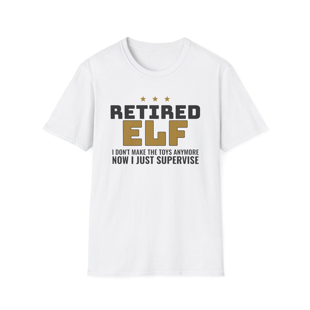 Retired Elf Funny Christmas Retirement T-Shirt Gift for Retiree Holiday Tee – Gifted Porch