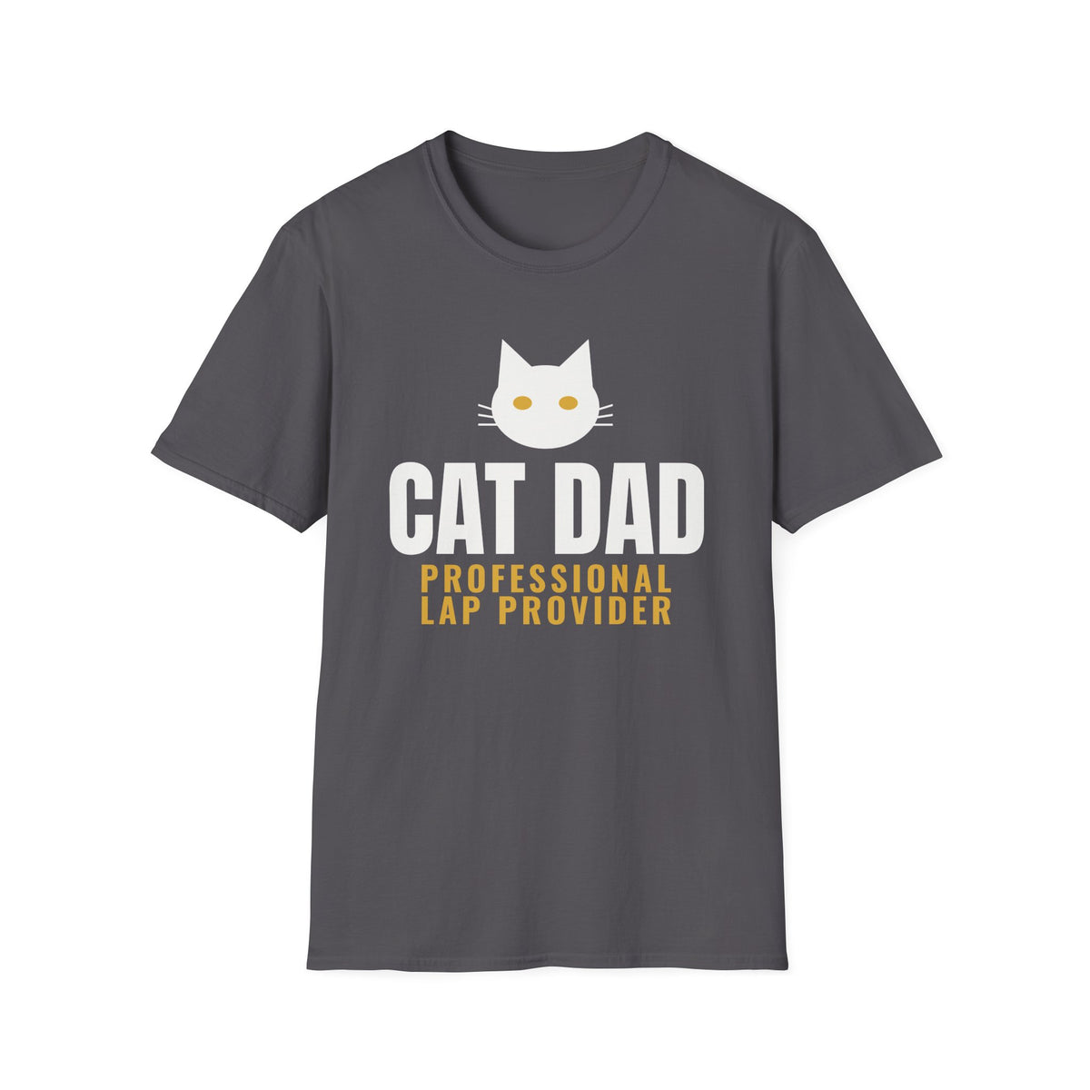 Cat Dad Professional Lap Provider Funny Cat Lover T-Shirt Gift for Men Tee – Gifted Porch