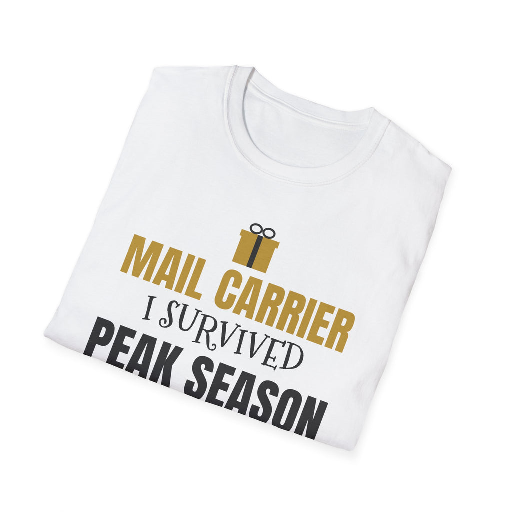 Mail Carrier I Survived Peak Season Funny Christmas T-Shirt Postal Worker Gift – Gifted Porch