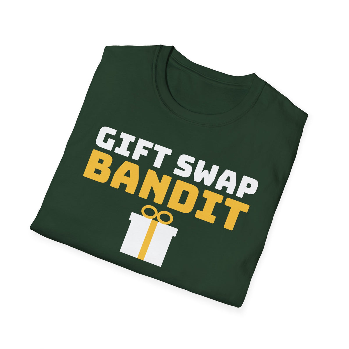 Gift Swap Bandit Funny Christmas Gift Exchange T-Shirt – Gifted Porch, view 13
