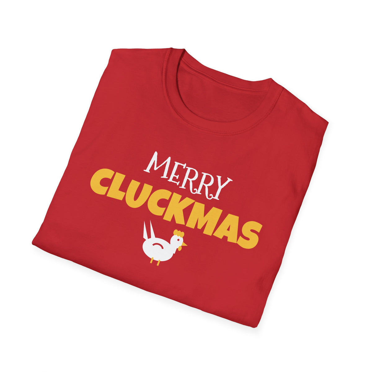 Merry Cluckmas Funny Chicken Christmas T-Shirt Chicken Lady Farm Holiday Tee – Gifted Porch