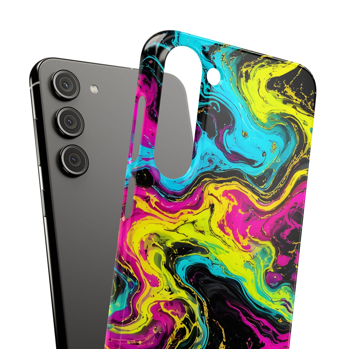 Neon Marble Abstract Phone Case