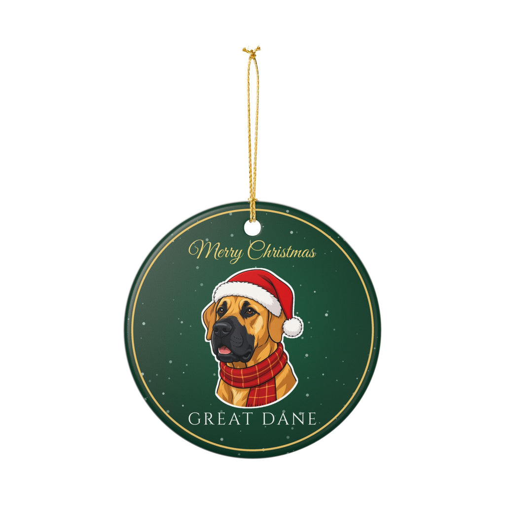 Great Dane Dog Christmas Ornament