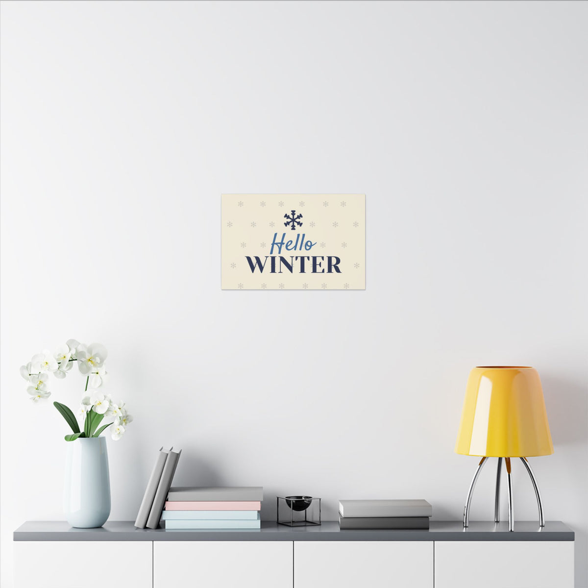 Hello Winter Canvas