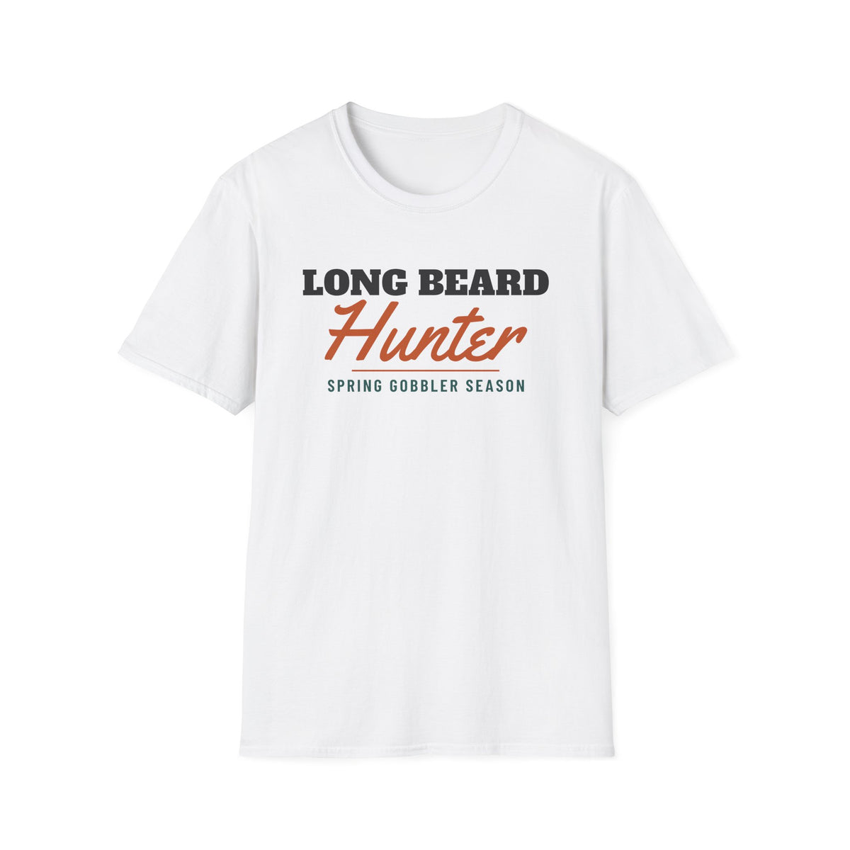 Long Beard Hunter Turkey Hunting T-Shirt – Gifted Porch, view 1