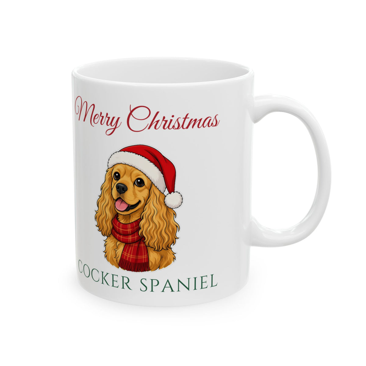 Cocker Spaniel Dog Christmas Mug