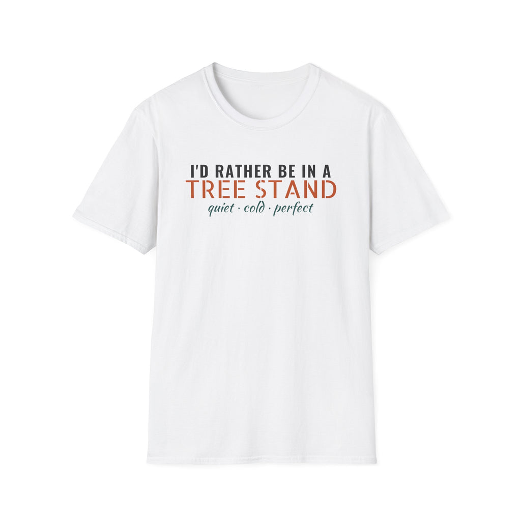I'd Rather Be In A Tree Stand Hunting T-Shirt – Gifted Porch, view 1