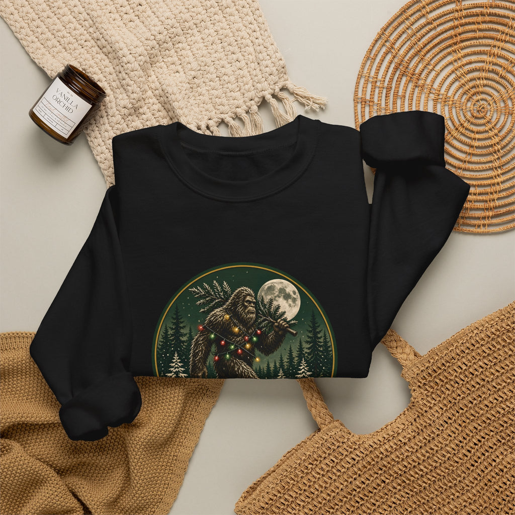 Deck The Woods Sasquatch Sweatshirt