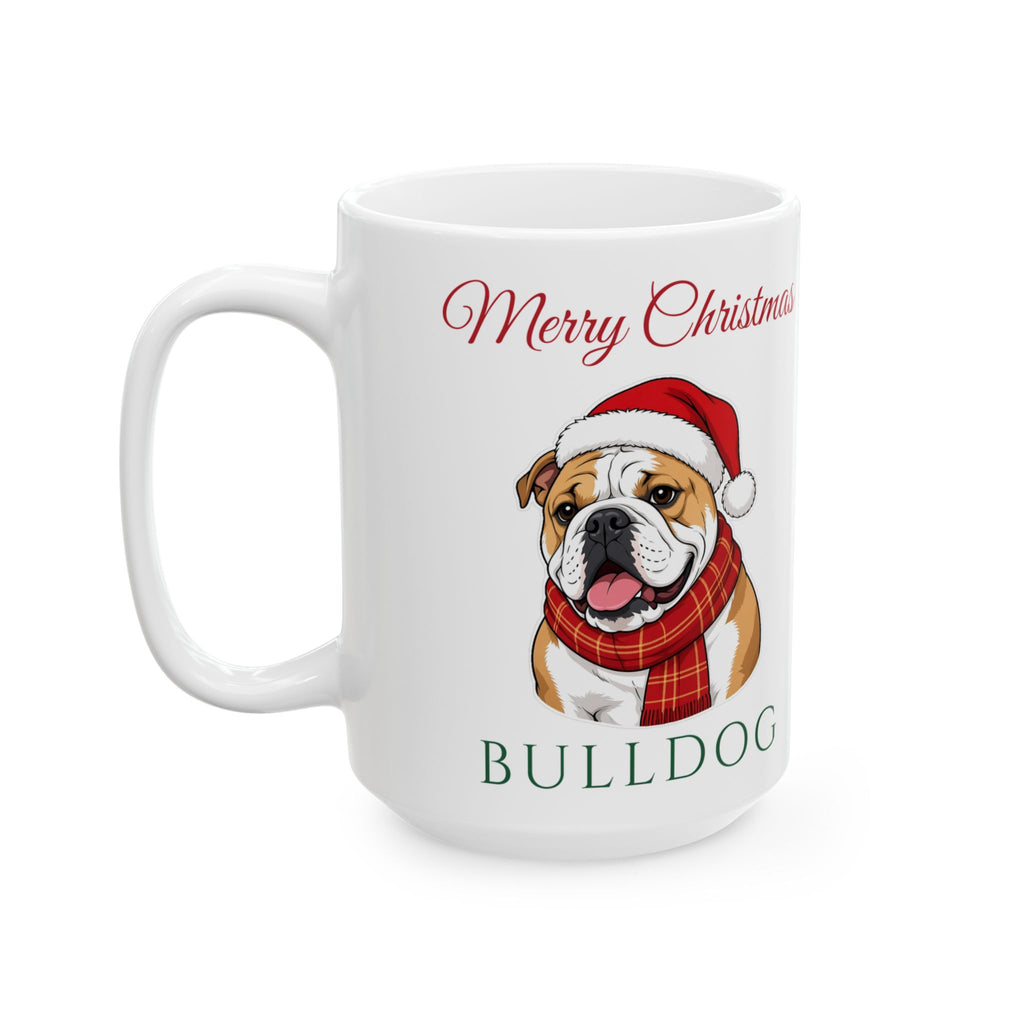 English Bulldog Dog Christmas Mug