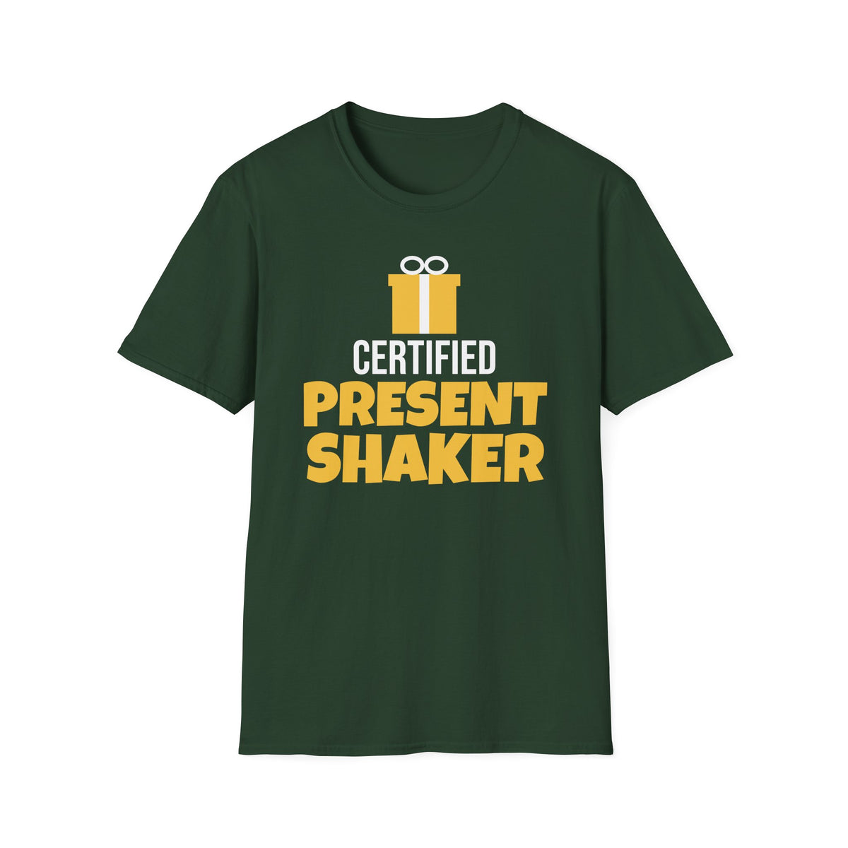 Certified Present Shaker Funny Christmas T-Shirt – Gifted Porch, view 3