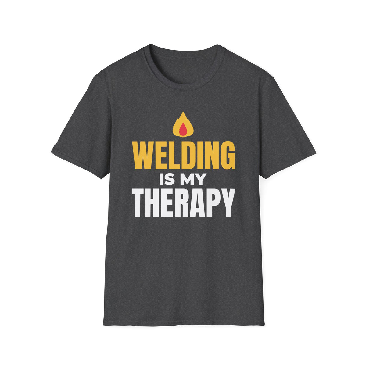 Welding Is My Therapy Funny Welder T-Shirt Metal Worker Fabricator Gift Tee – Gifted Porch